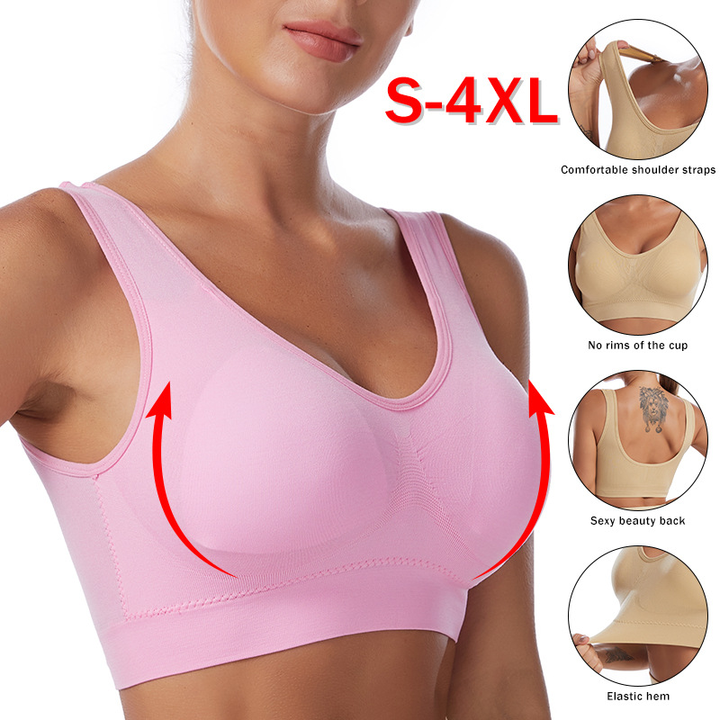 Bralette Triangle Set - Sujetador transpirable sin costuras para mujer,
