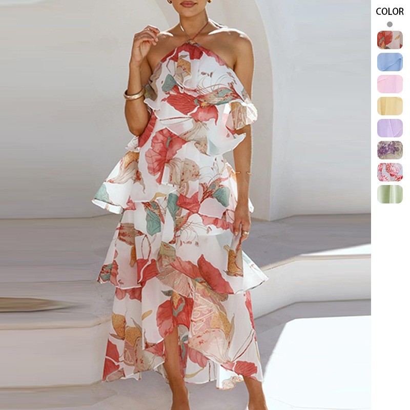 Maxi Dress Halter - Elegante Vestido Maxi de Fiesta de