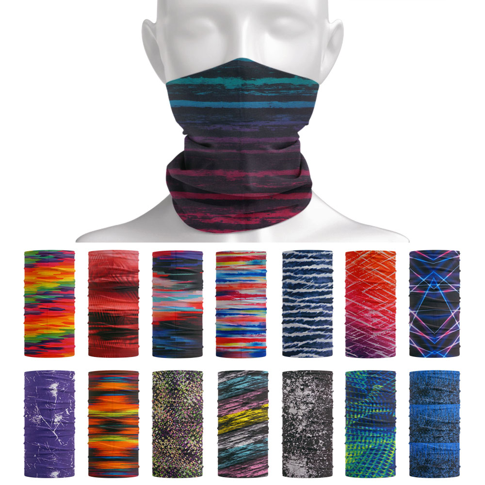 Headband Summer Knit - Pañuelo con patrón de rayas Tie-Dye
