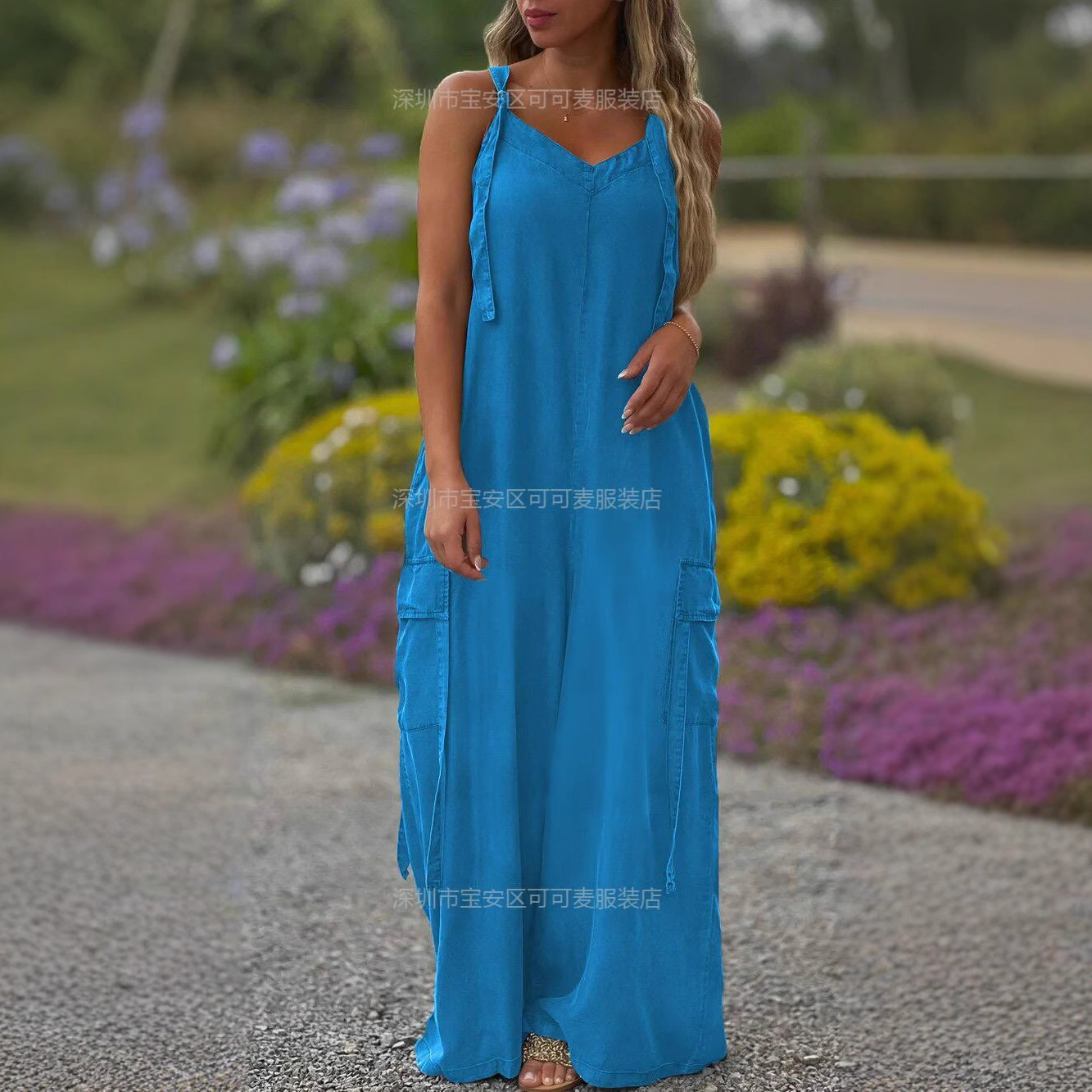 Jumpsuit Linen Relaxed - Mono holgado de verano, mono informal