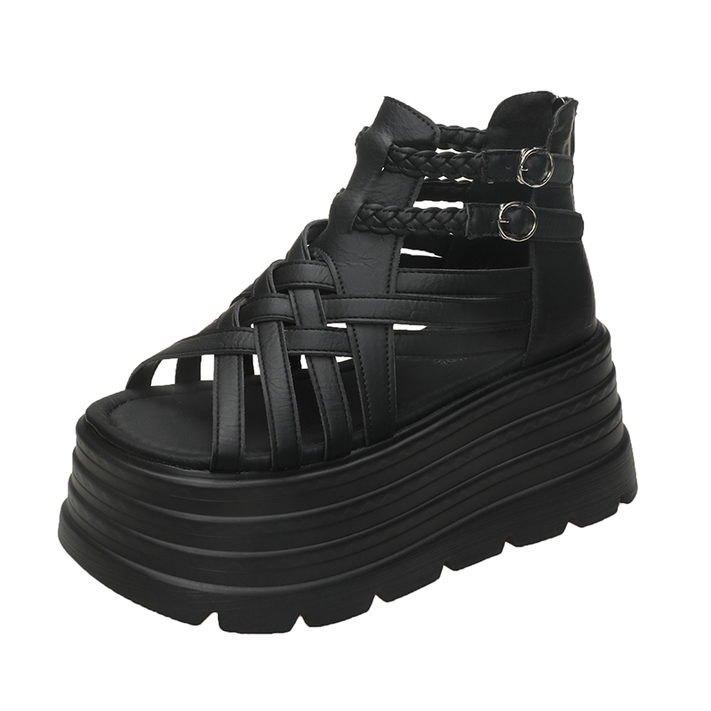 Wedge Espadrille Women - Sandalias de cuero de verano para