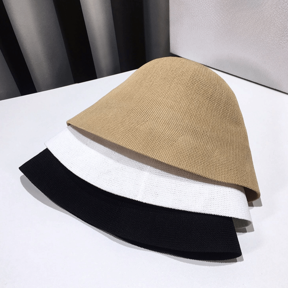 Hat Floppy Wide - Sombrero de Sol de Lino Transpirable