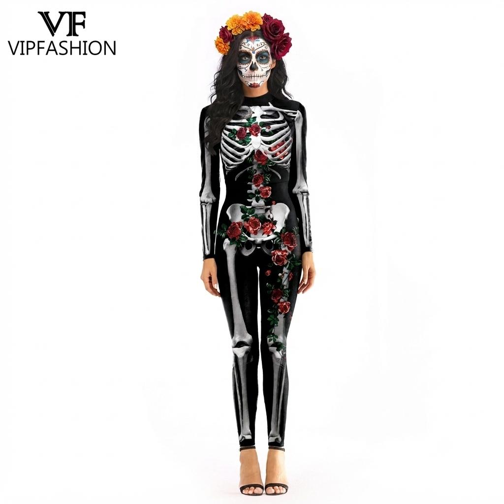 Romper Floral Print - Traje de Halloween para Mujer VIP