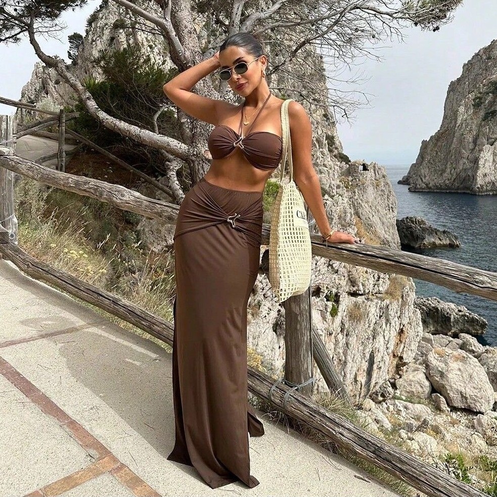 Swimsuit Bikini Ruched - Traje de baño de dos piezas