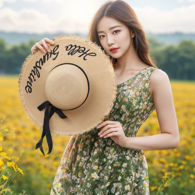 Hat Floppy Wide - 1 sombrero de playa flexible de