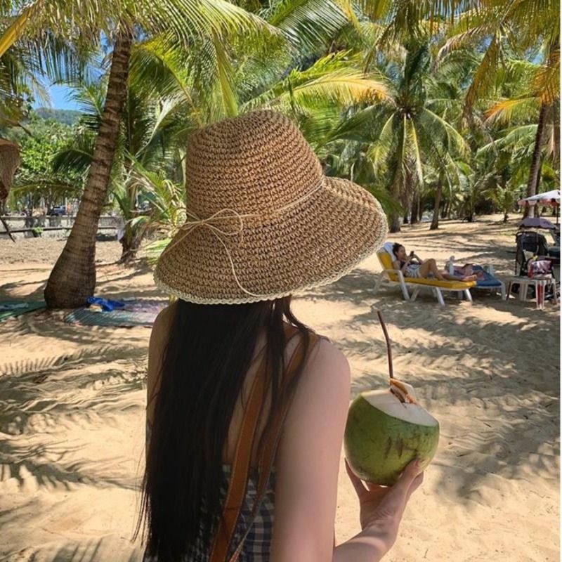 Hat Floppy Wide - 1 unidad Sombrero de paja de