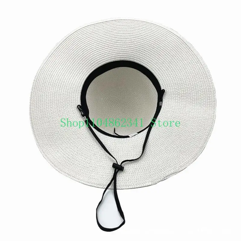 Hat Floppy Wide - 652F Elegante sombrero de paja flexible