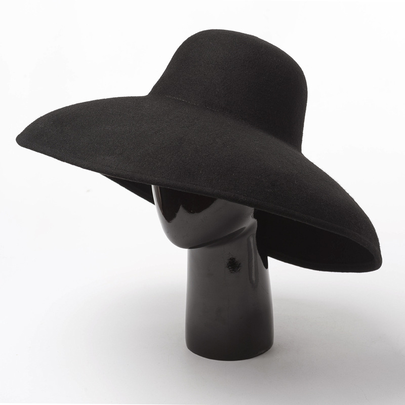 Sombrero de fieltro de lana de - Hat Floppy Wide reseña y precio