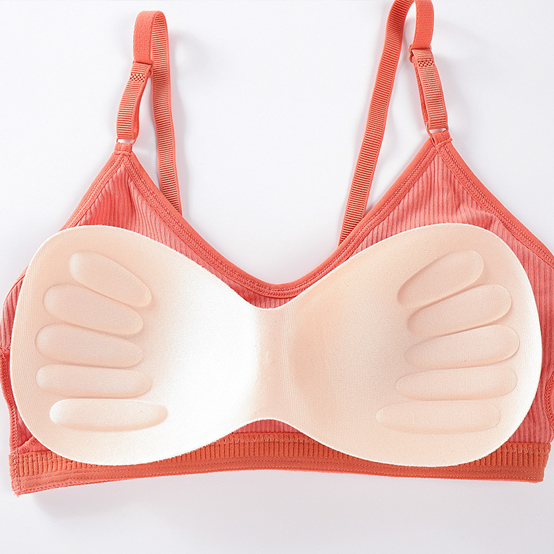Sujetador sin aros de verano p - Bralette Triangle Set reseña y precio
