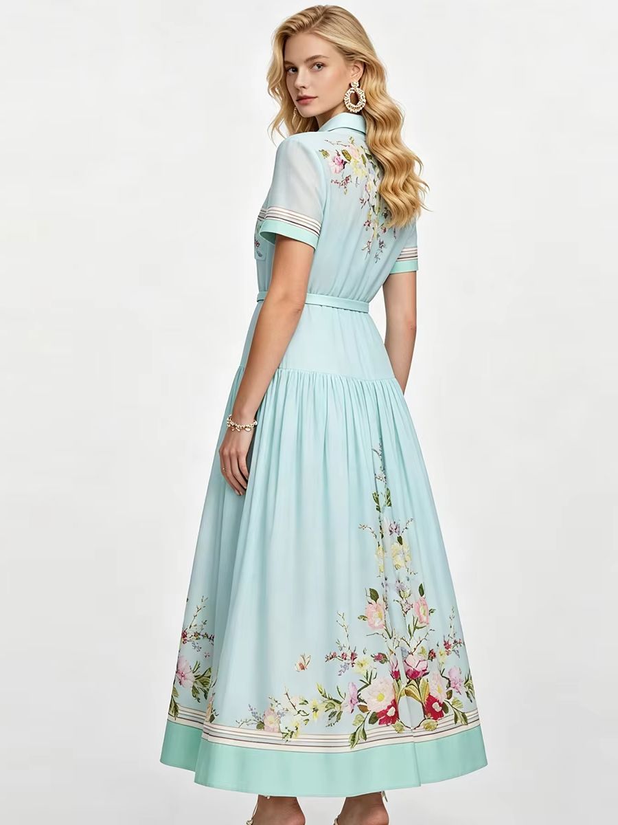 Vestidos elegantes de verano c - Midi Skirt Floral reseña y precio