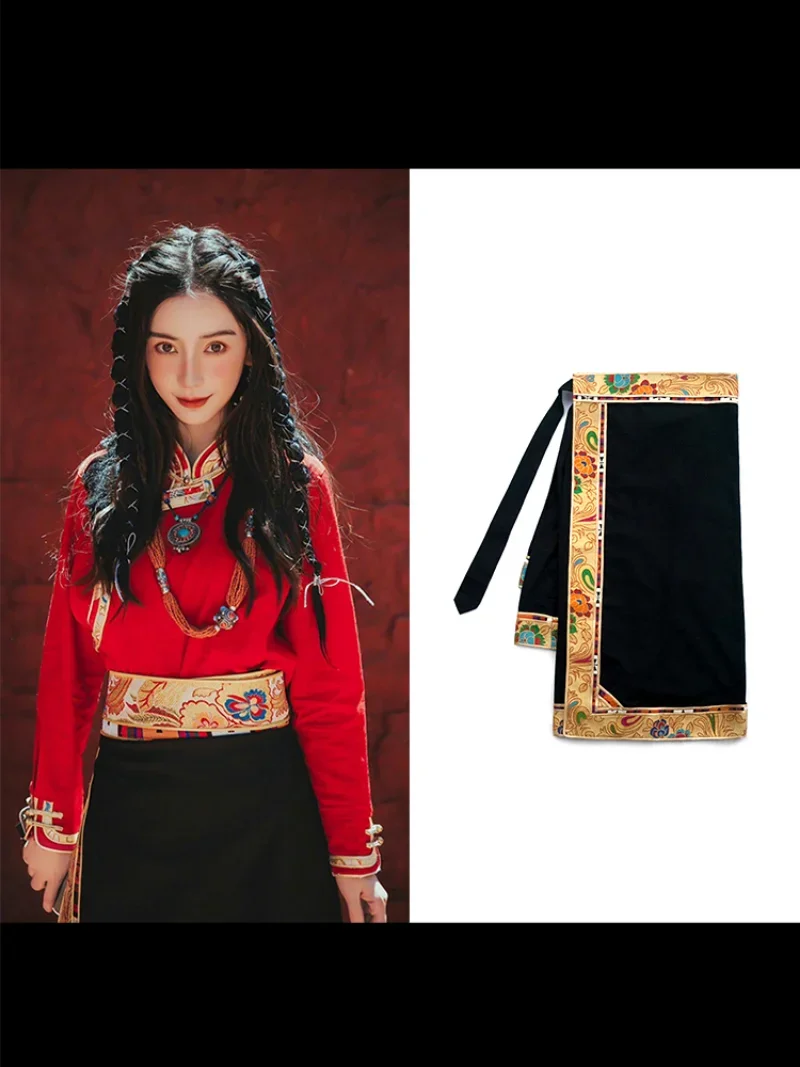 Vestido tradicional tibetano f - Linen Dress Wrap reseña y precio
