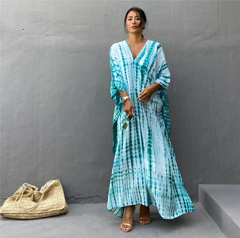 Ropa de playa de talla grande  - Cover Up Kaftan reseña y precio