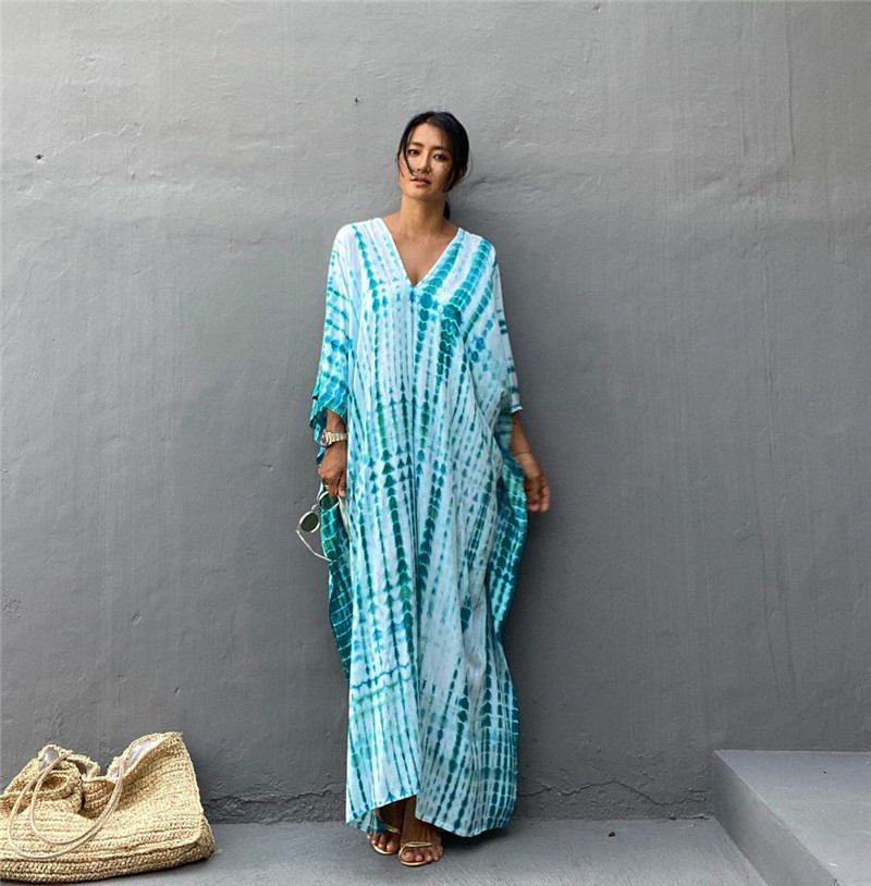 Ropa de playa de talla grande  - Cover Up Kaftan reseña y precio