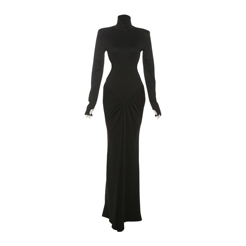 Vestido largo sin espalda para - Maxi Dress Halter reseña y precio