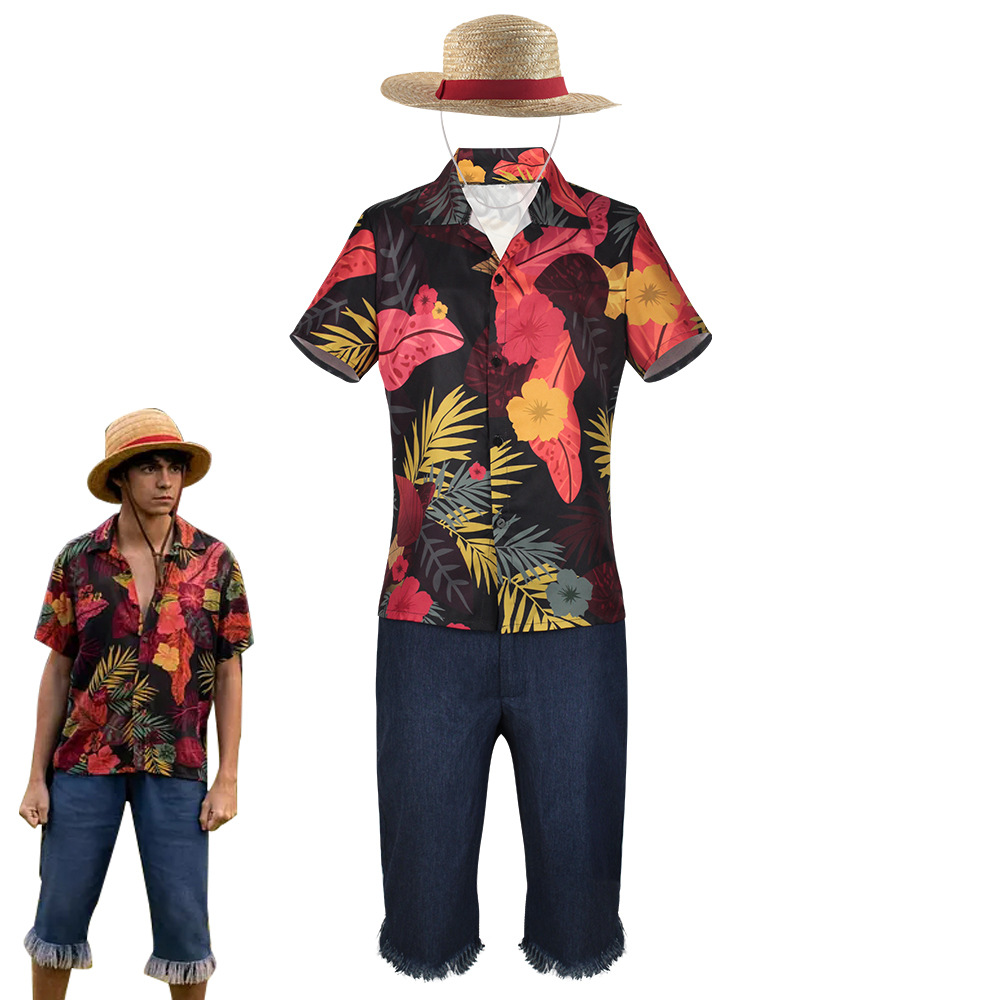 Conjunto de Camisa Floral Trop - Shorts Denim Frayed reseña y precio