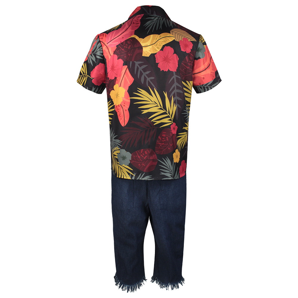 Conjunto de Camisa Floral Trop - Shorts Denim Frayed reseña y precio