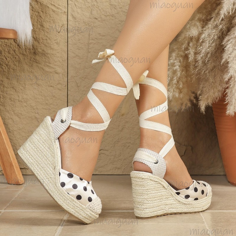 Sandalias de cuña con platafor - Wedge Espadrille Women reseña y precio
