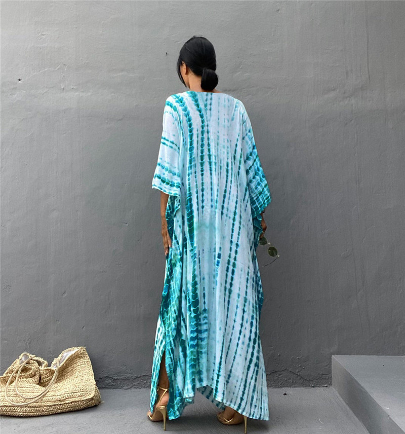 Ropa de playa de talla grande  - Cover Up Kaftan reseña y precio