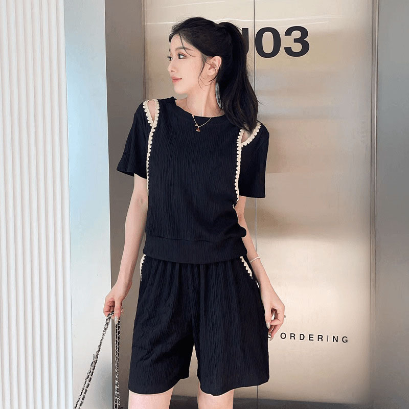 Conjunto de dos piezas de cami - Blouse Off Shoulder reseña y precio