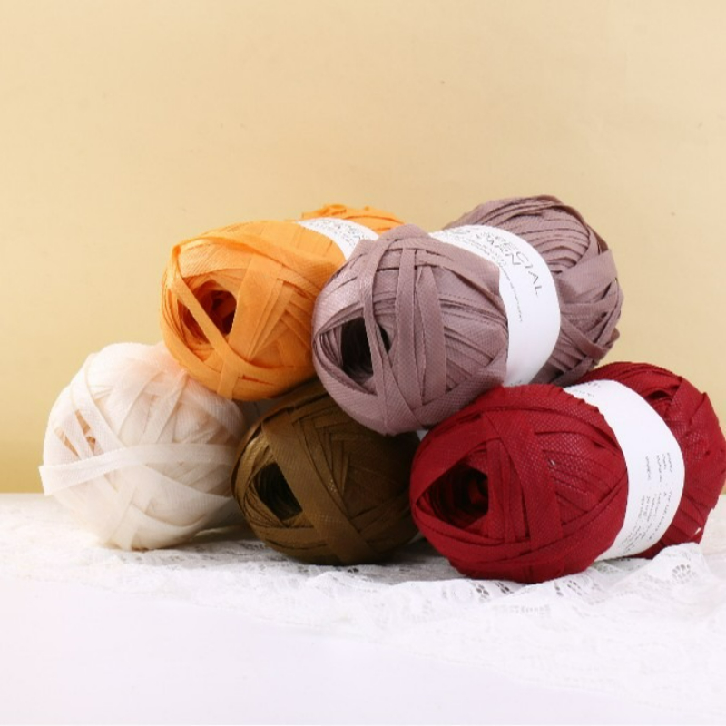 100g/unidad Hilo Plano de Rafi - Crochet Bag Raffia reseña y precio