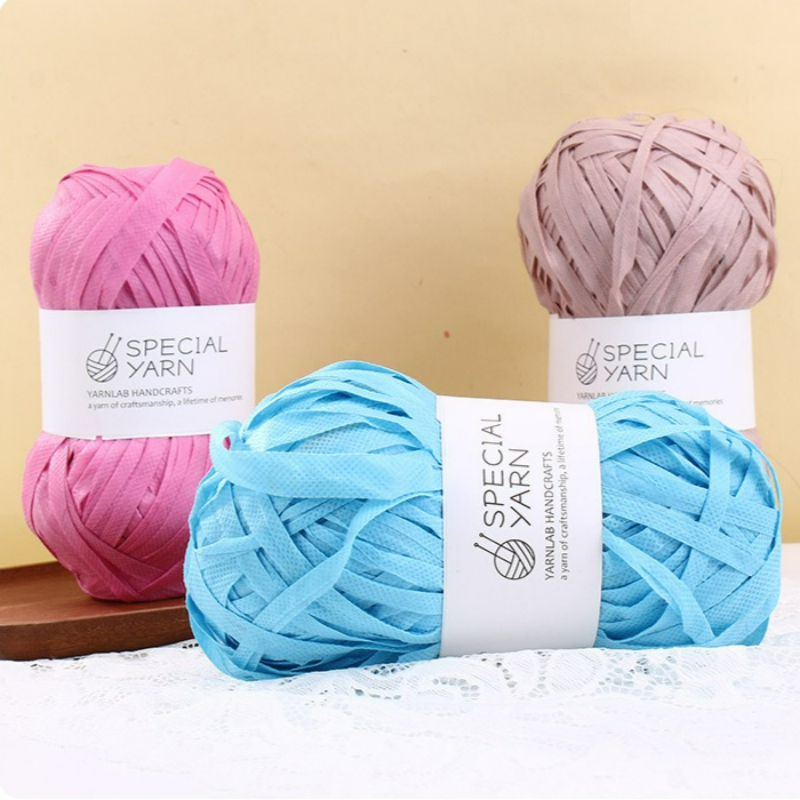 100g/unidad Hilo Plano de Rafi - Crochet Bag Raffia reseña y precio