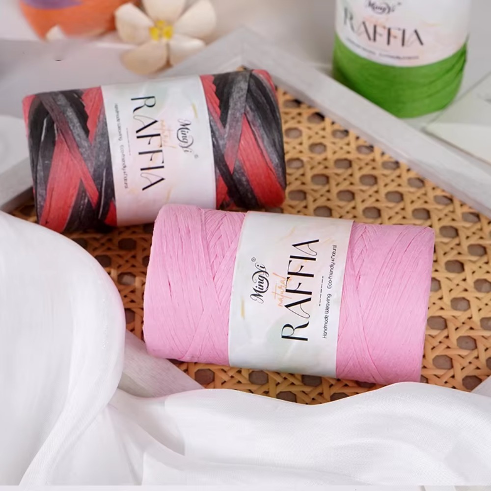 Hilo de Rafia Multicolor DIY,  - Crochet Bag Raffia reseña y precio