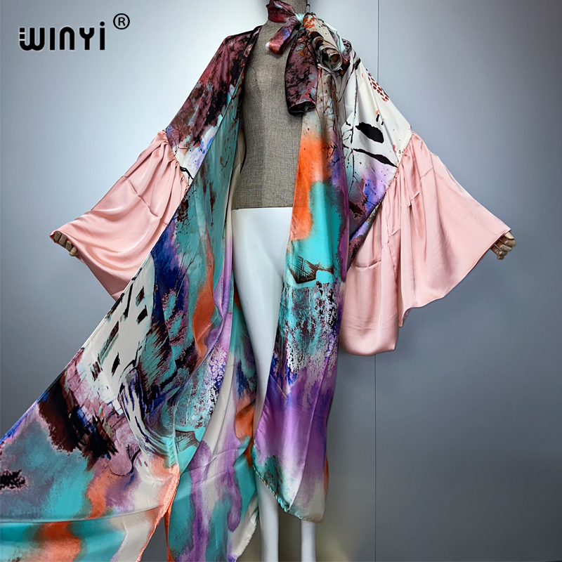 WINYI-vestido de fiesta tipo k - Cover Up Kaftan reseña y precio