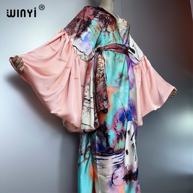 WINYI-vestido de fiesta tipo k - Cover Up Kaftan reseña y precio