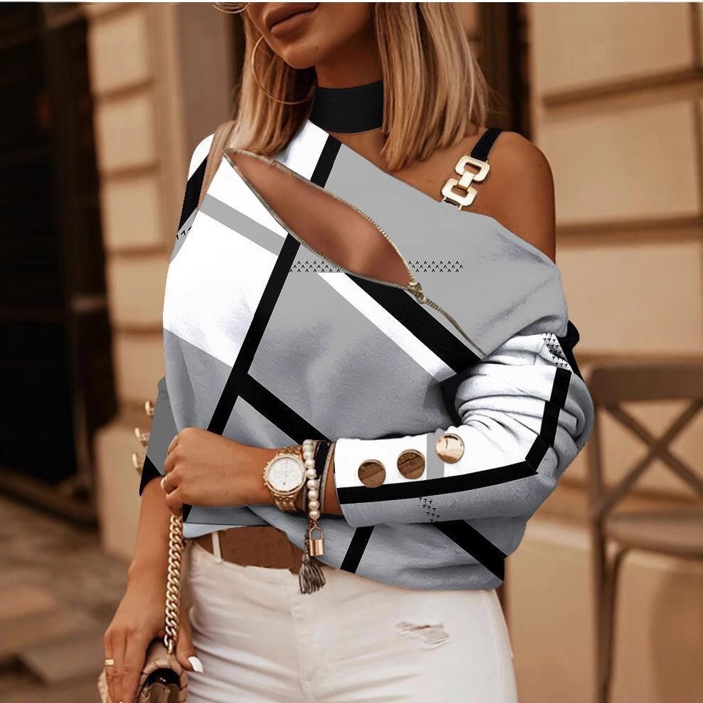 Blusa de Mujer con Hombros Des - Blouse Off Shoulder reseña y precio
