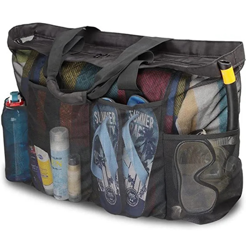 Bolsa de Playa de Malla de Gra - Tote Bag Beach reseña y precio