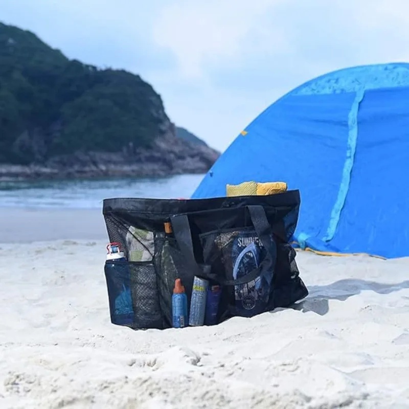 Bolsa de Playa de Malla de Gra - Tote Bag Beach reseña y precio