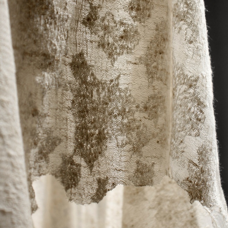 Tela de punto de algodón y lin - Linen Dress Wrap reseña y precio
