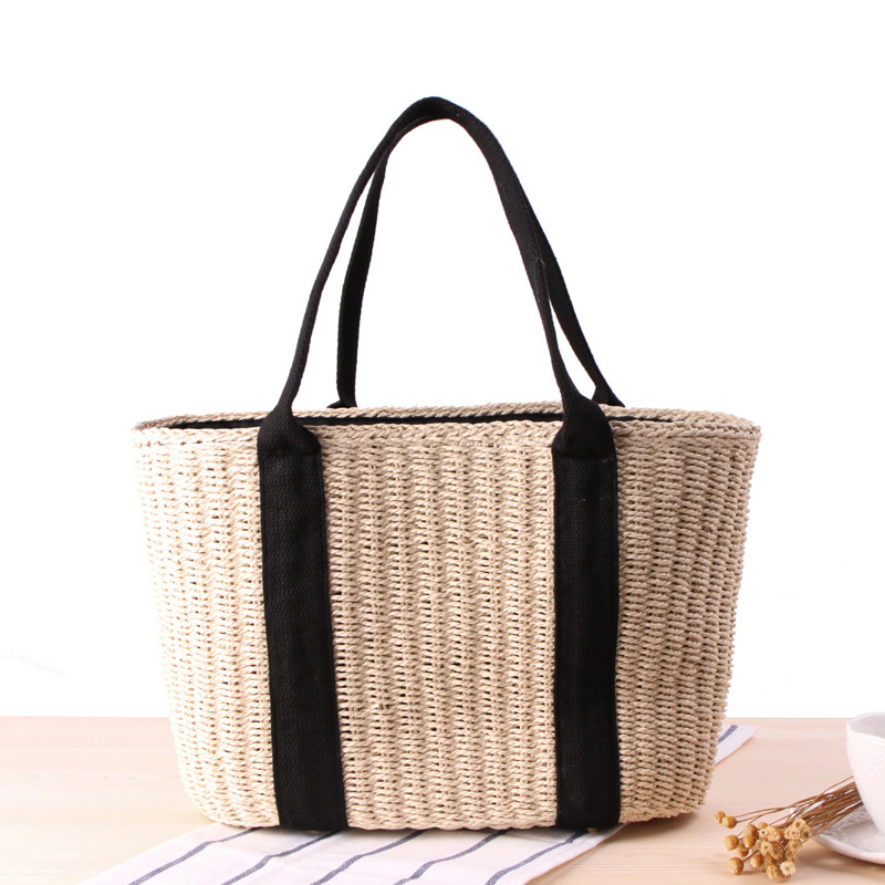 Bolso de mano de paja de ratán - Crochet Bag Raffia reseña y precio