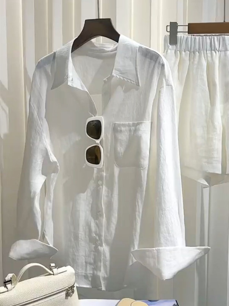 Conjunto de Camisa de Lino par - Linen Pant Wide reseña y precio