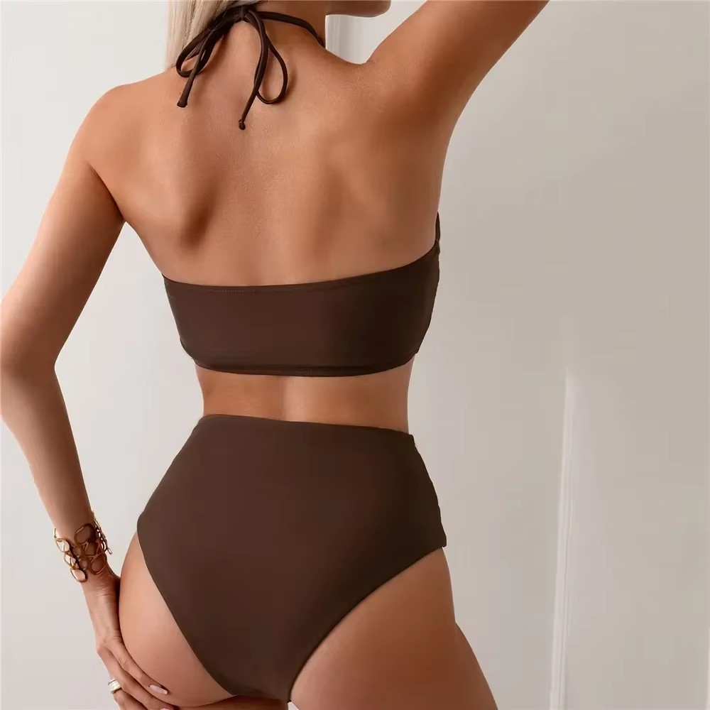 Traje de Baño Enterizo Color M - Swimsuit Bikini Ruched reseña y precio