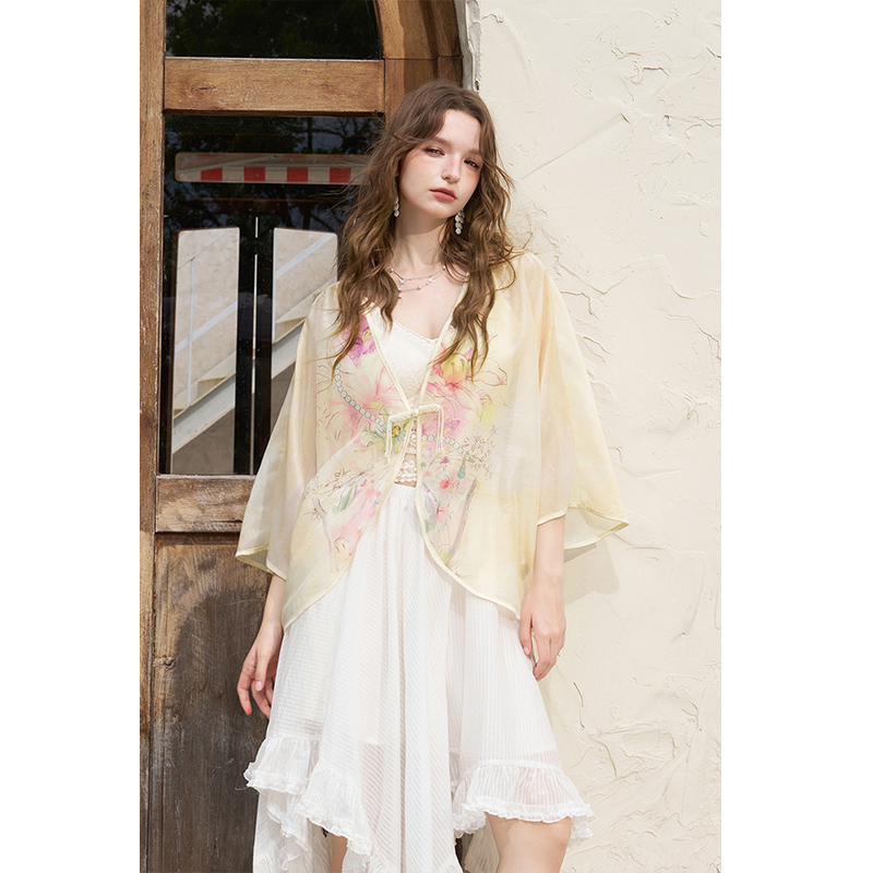 ELFSACK Nuevo Kimono Chino con - Kimono Sheer Floral reseña y precio