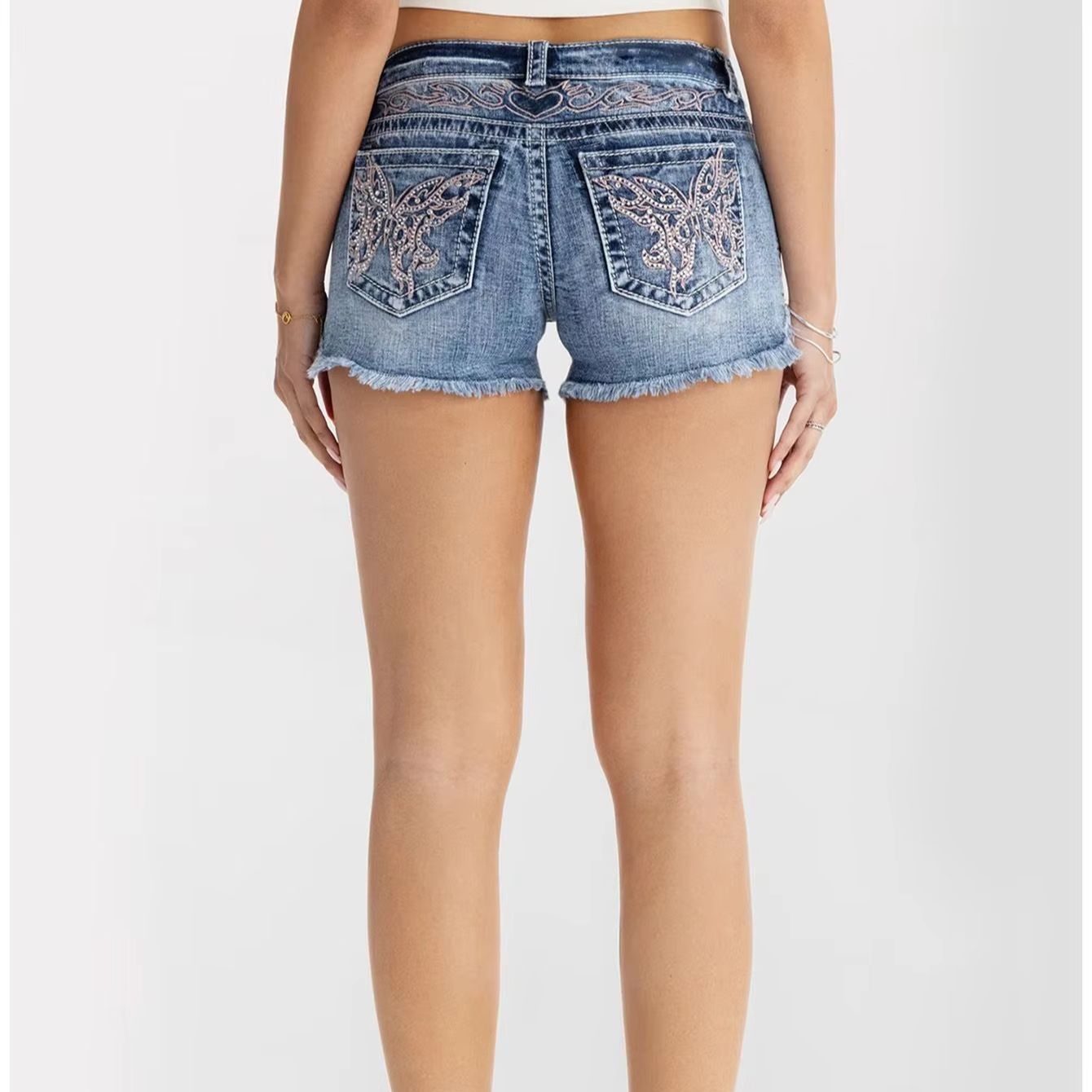 Ropa de mujer, pantalones cort - Shorts Denim Frayed reseña y precio