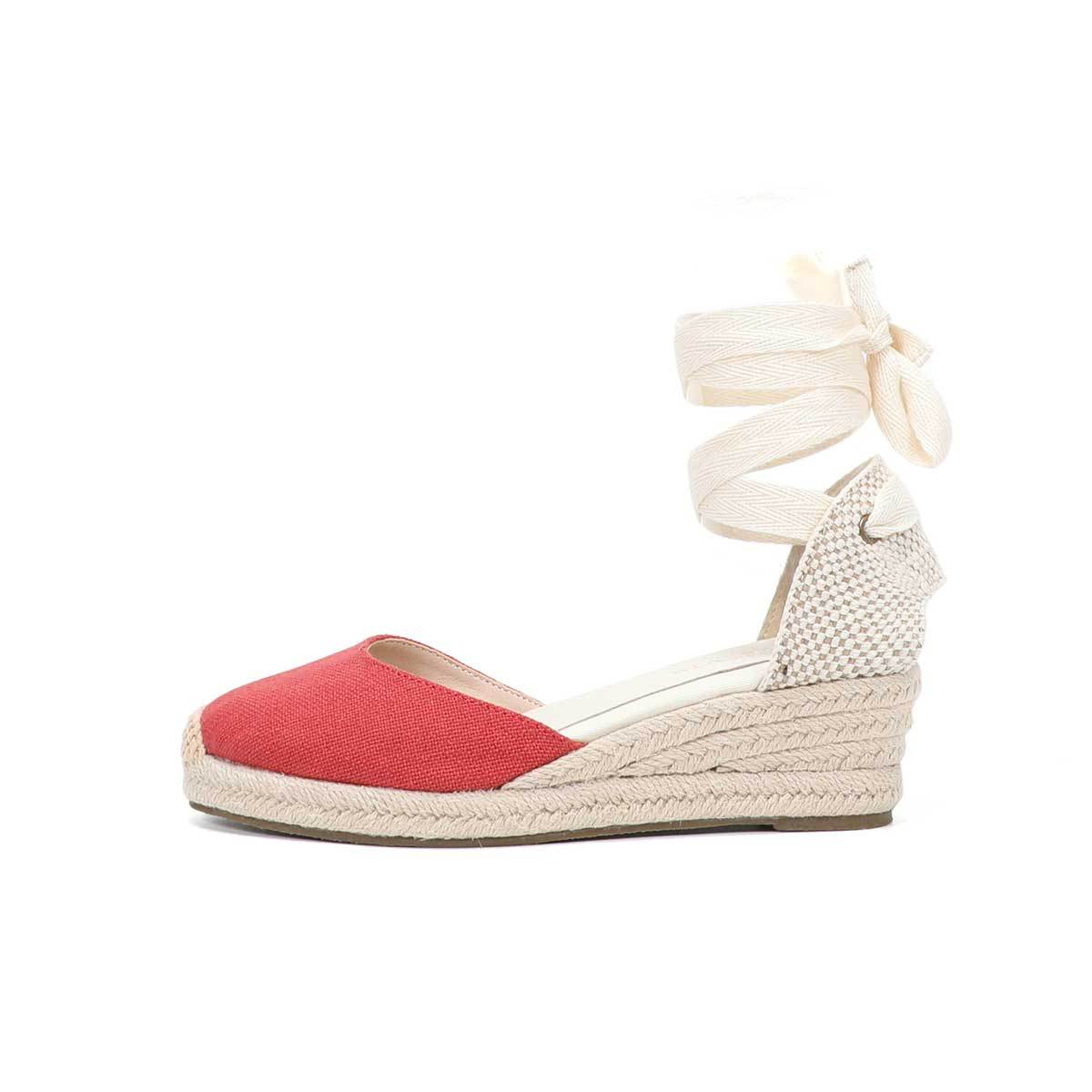 Sandalias de cuña con cordones - Wedge Espadrille Women reseña y precio