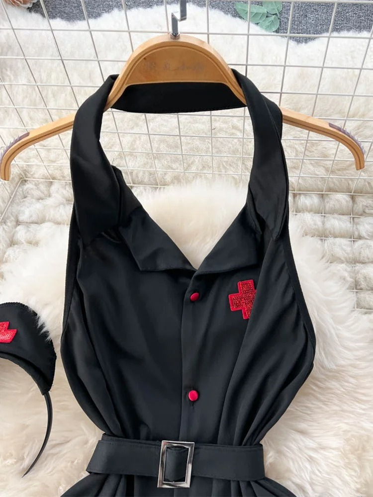 Lencería Erótica de Moda, Vest - Maxi Dress Halter reseña y precio