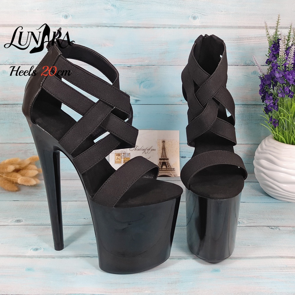 Sandalias de plataforma con ta - Sandal Strappy Heeled reseña y precio