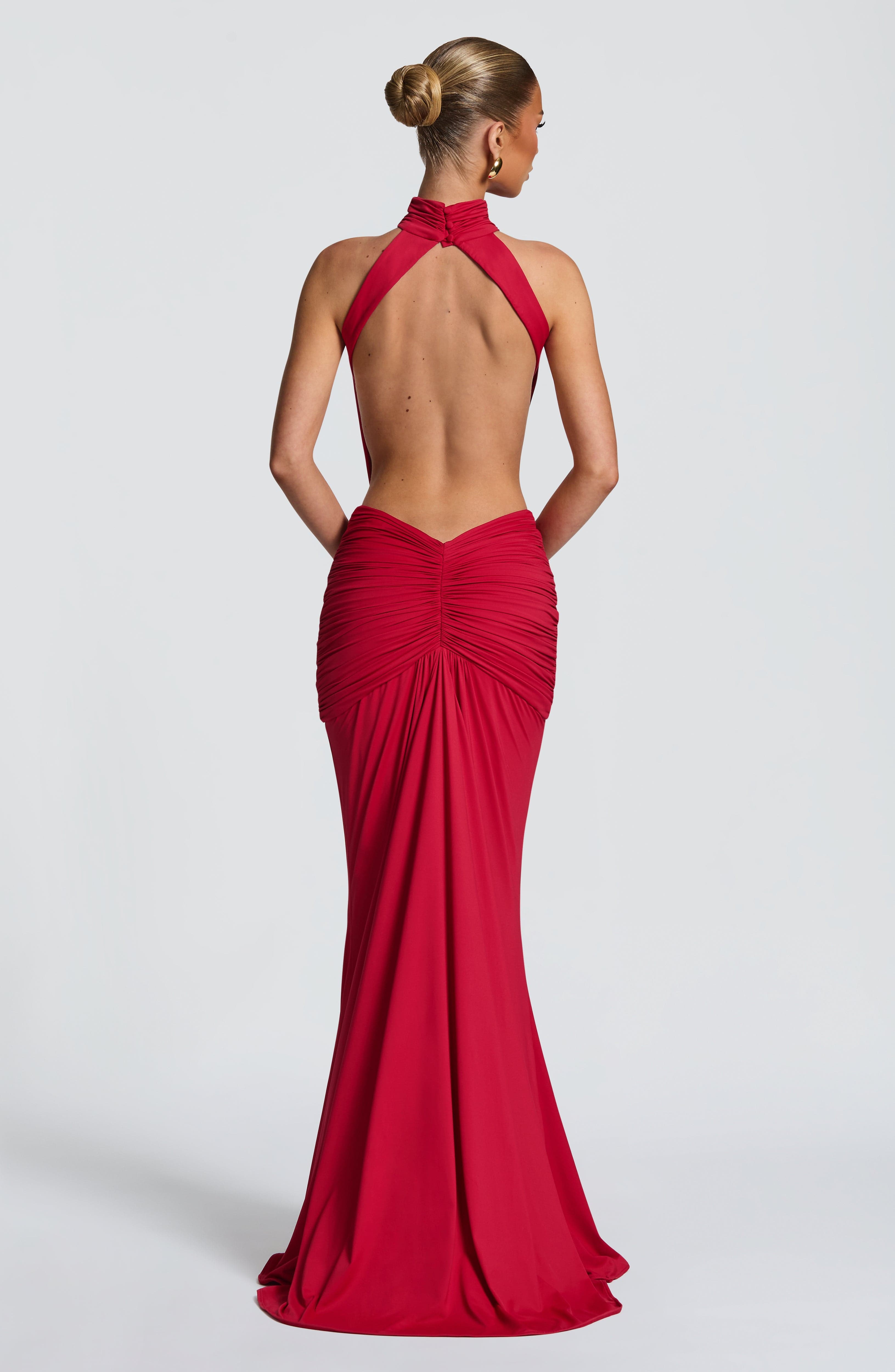 Vestido largo maxi halter con  - Maxi Dress Halter reseña y precio