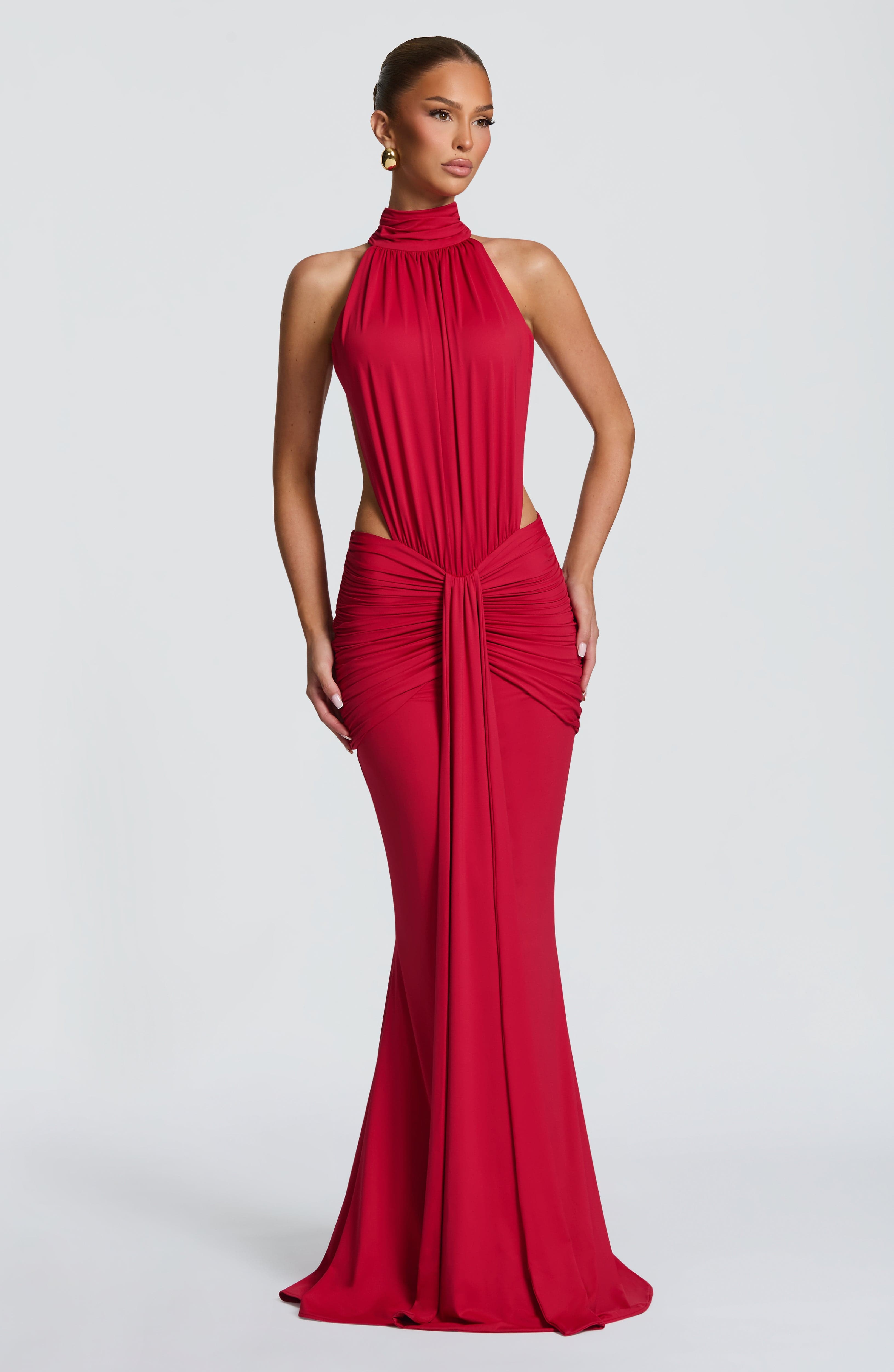 Vestido largo maxi halter con  - Maxi Dress Halter reseña y precio