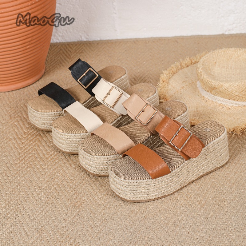 Sandalias de Plataforma con Co - Wedge Espadrille Women reseña y precio