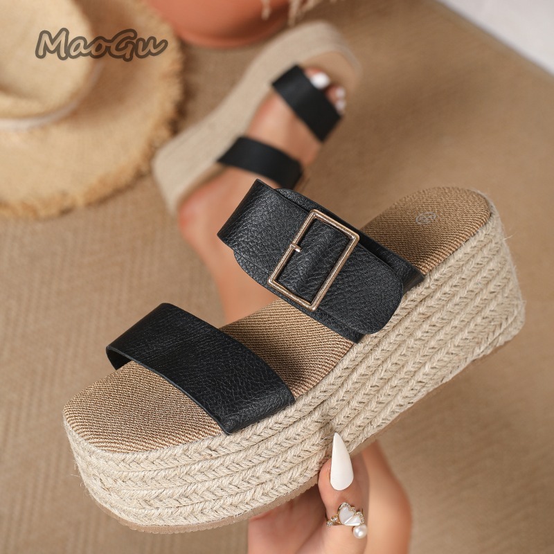 Sandalias de Plataforma con Co - Wedge Espadrille Women reseña y precio