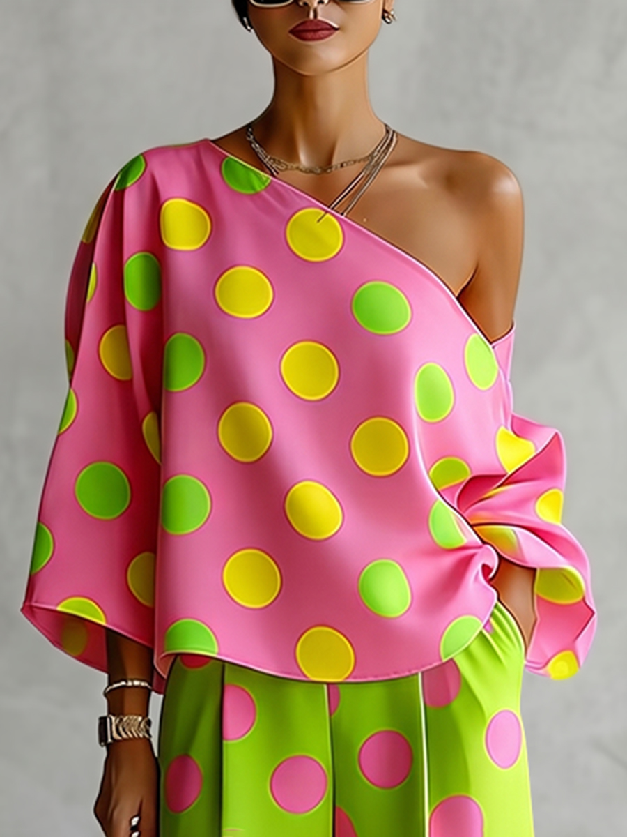 Conjunto de 2 Piezas Missuoo p - Blouse Off Shoulder reseña y precio