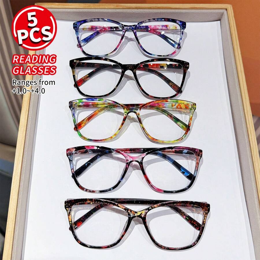 5 pares de gafas de lectura a  - Sunglasses Cat Eye reseña y precio