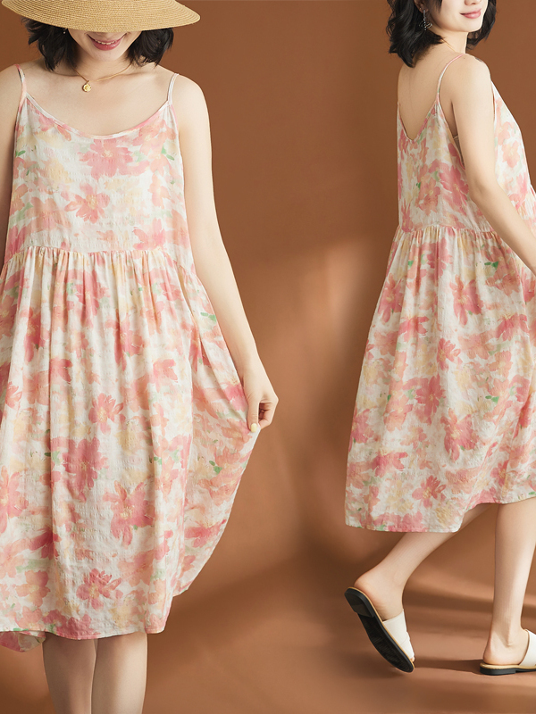 Vestido Casual de Algodón y Li - Linen Dress Wrap reseña y precio