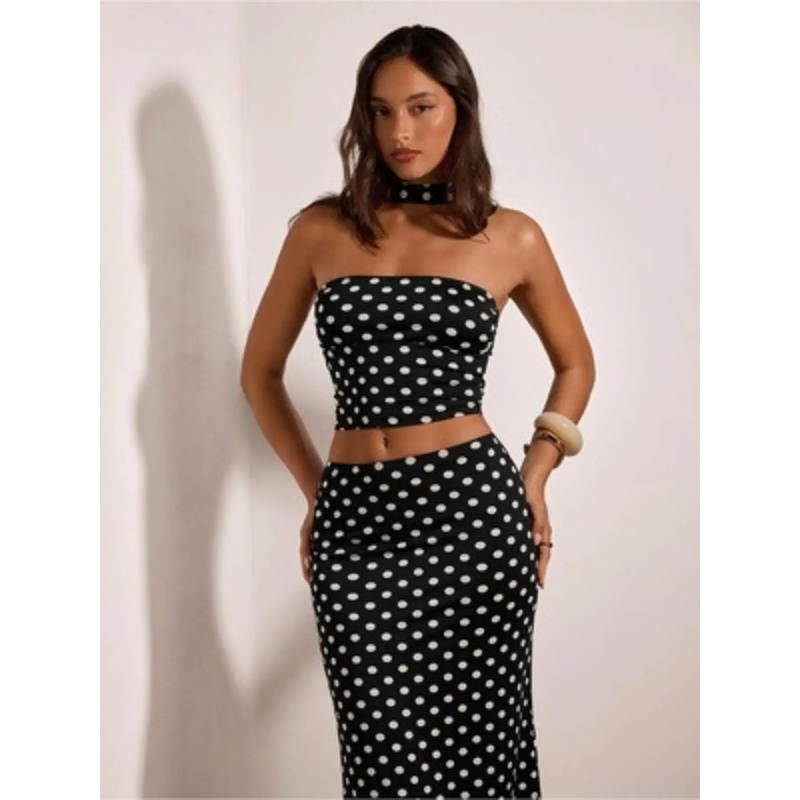 Conjunto de Falda y Top Corto  - Crop Top Crochet reseña y precio