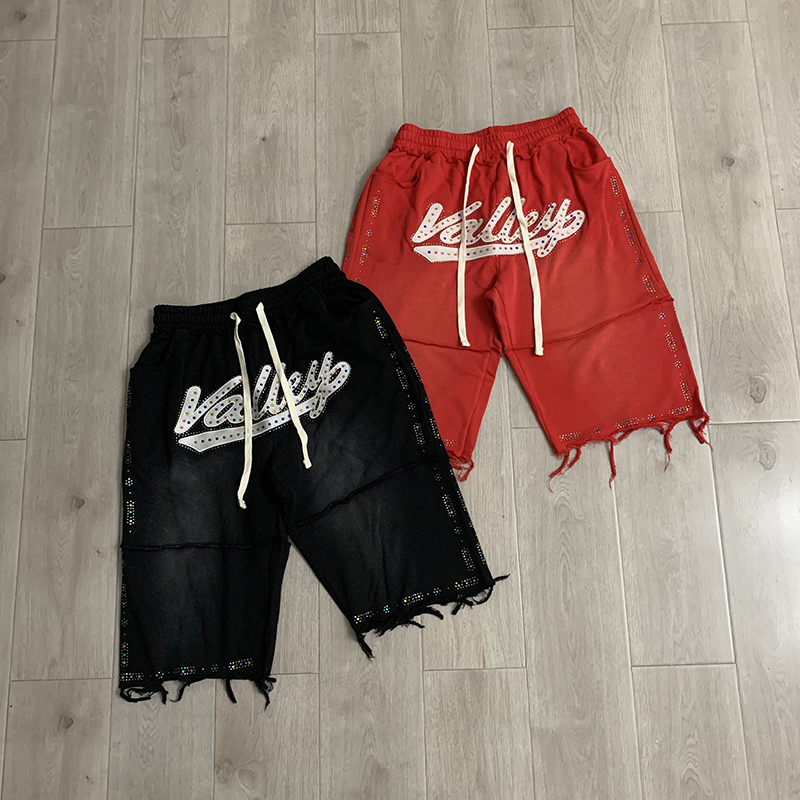 VALLEY Pantalones Cortos Casua - Shorts Denim Frayed reseña y precio