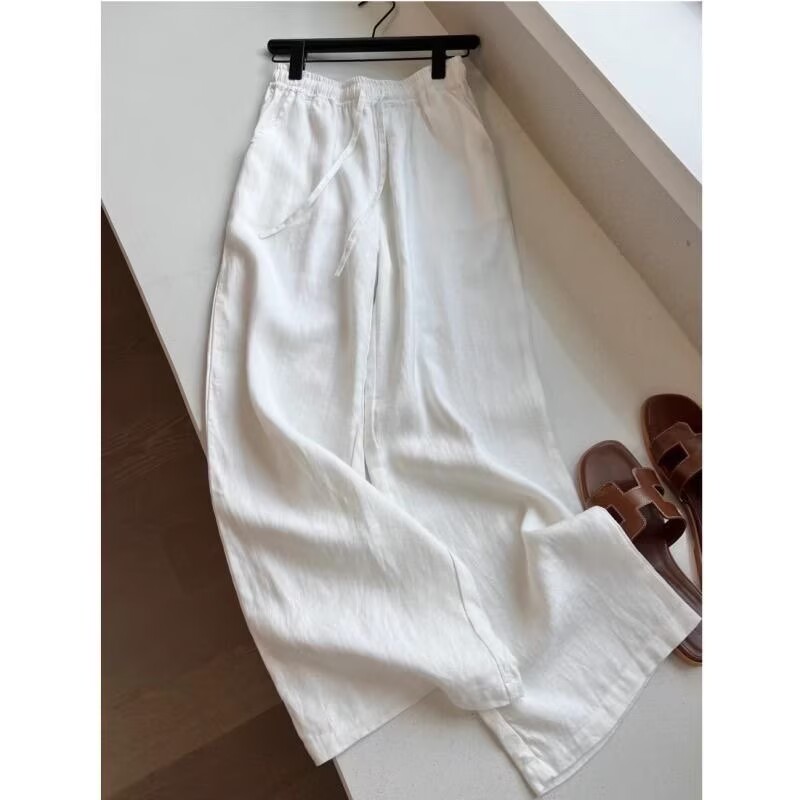 Conjunto de Pantalones Anchos  - Linen Pant Wide reseña y precio